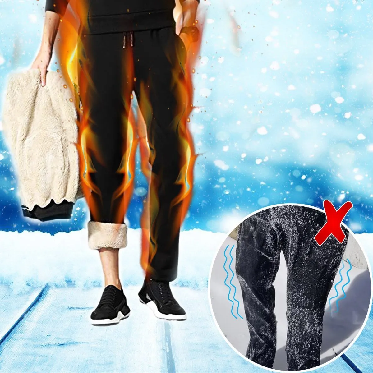 '-30°C Man Thermal Fleece Trousers