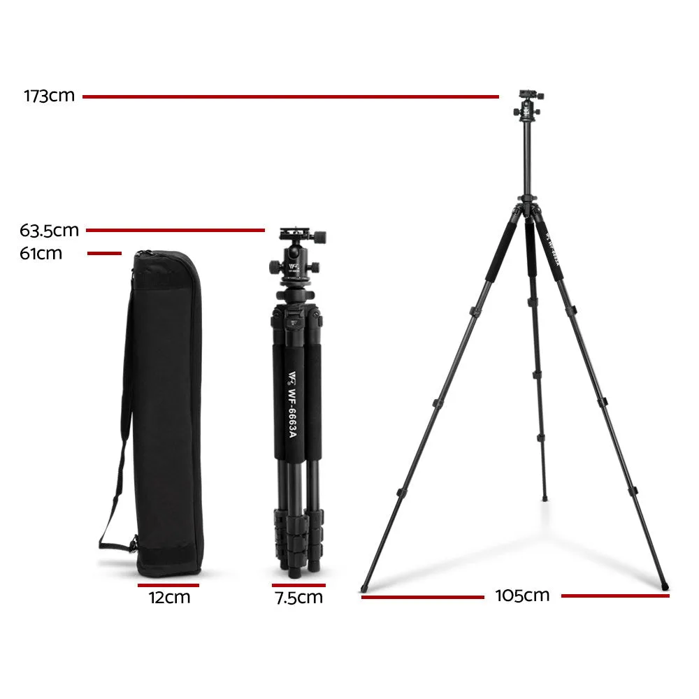 173cm Professional Ball Head Tripod Digital Camera