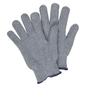 9428KM MCR Safety Heat Resistance Gloves, Large, Cotton Polyester Blend, Gray