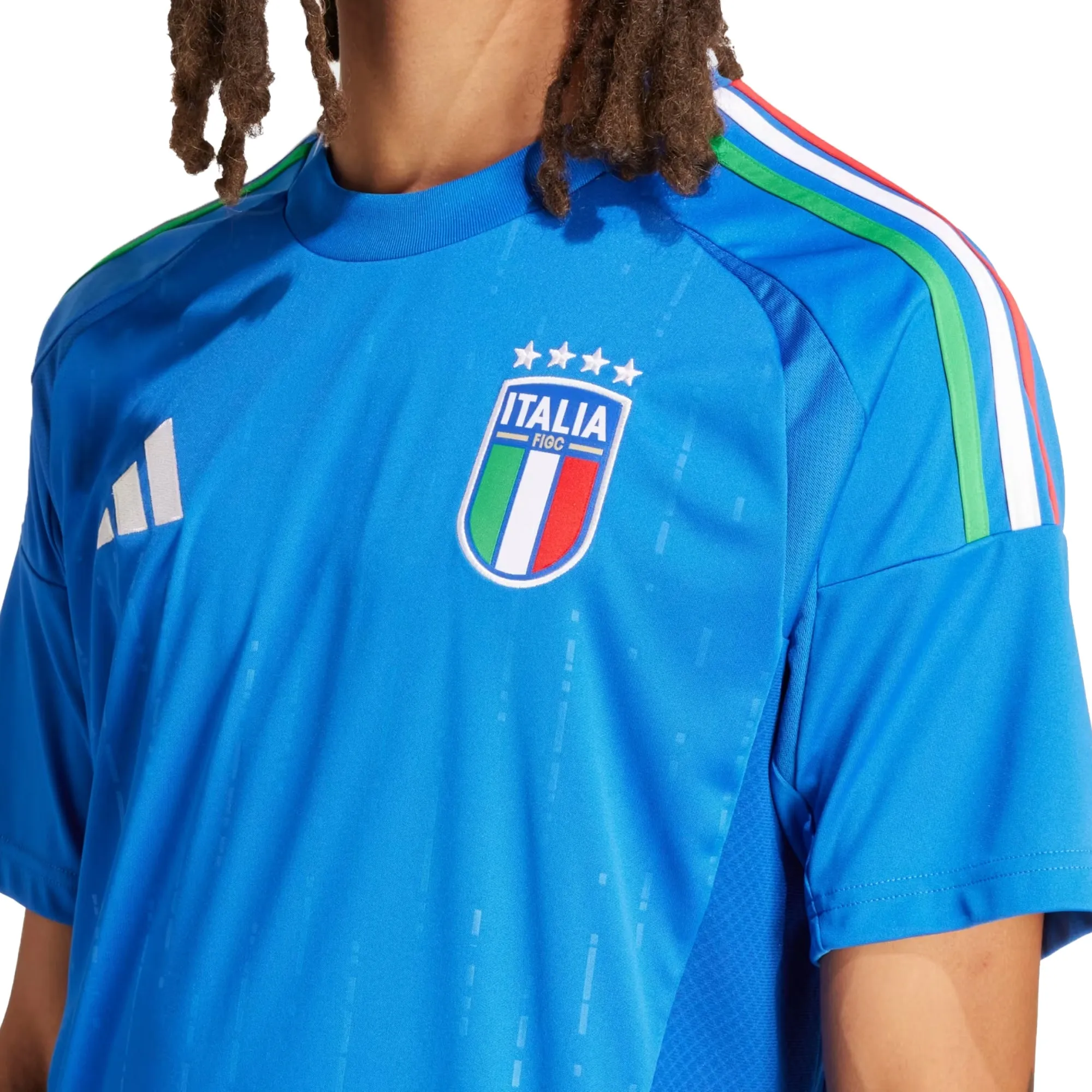 adidas Men's Italy 2024/25 Home Jersey Blue