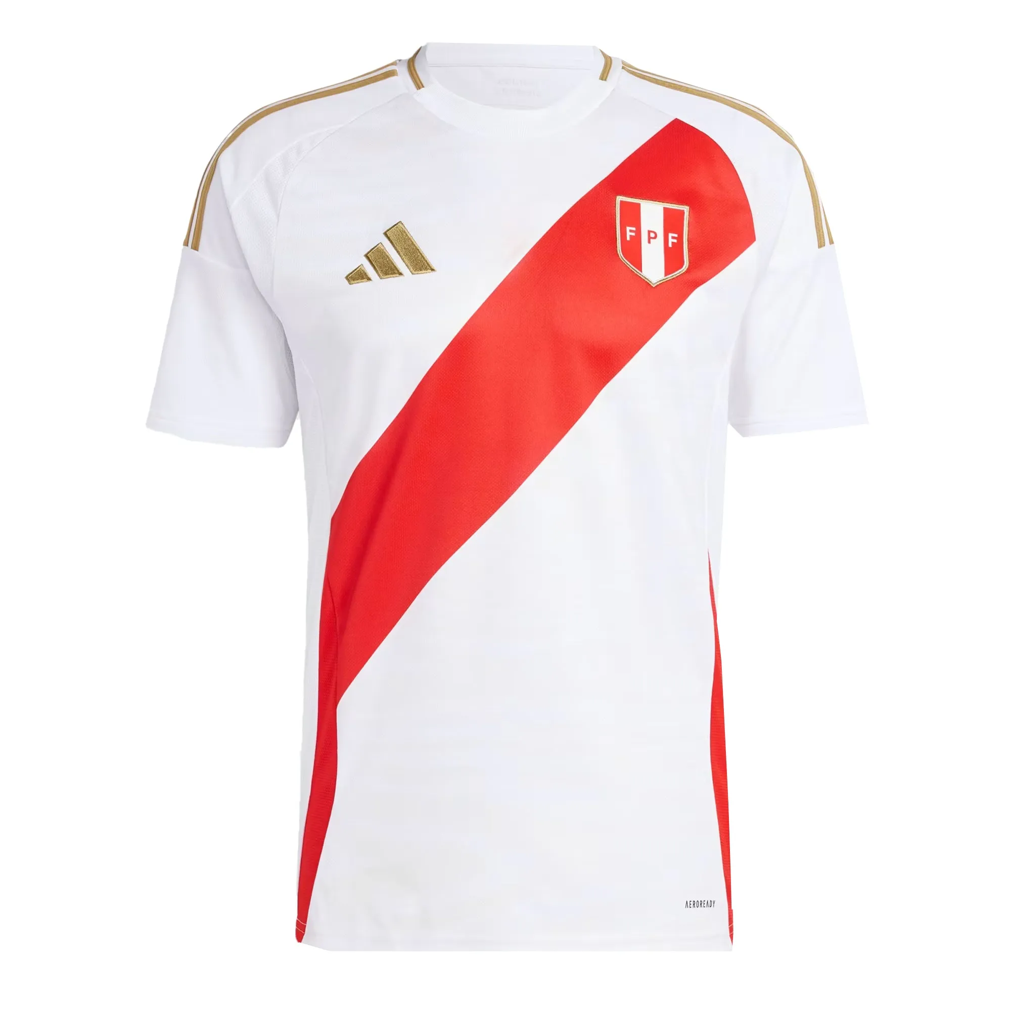 adidas Men's Peru 2024/25 Home Jersey White/Red