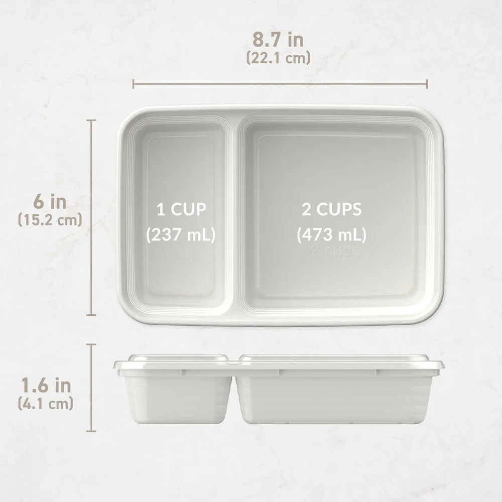 Bentgo Prep 2-Compartment Meal Prep Containers