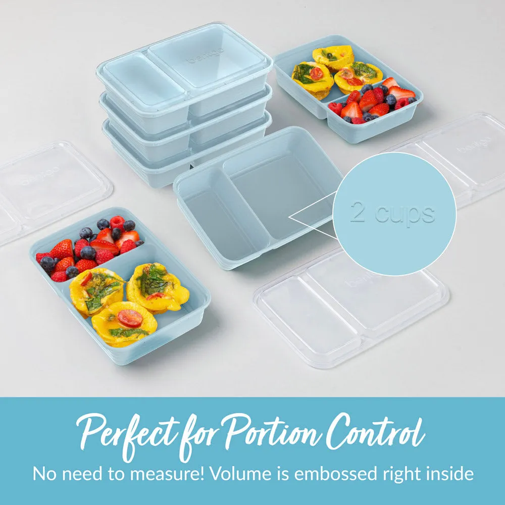 Bentgo Prep 2-Compartment Meal Prep Containers