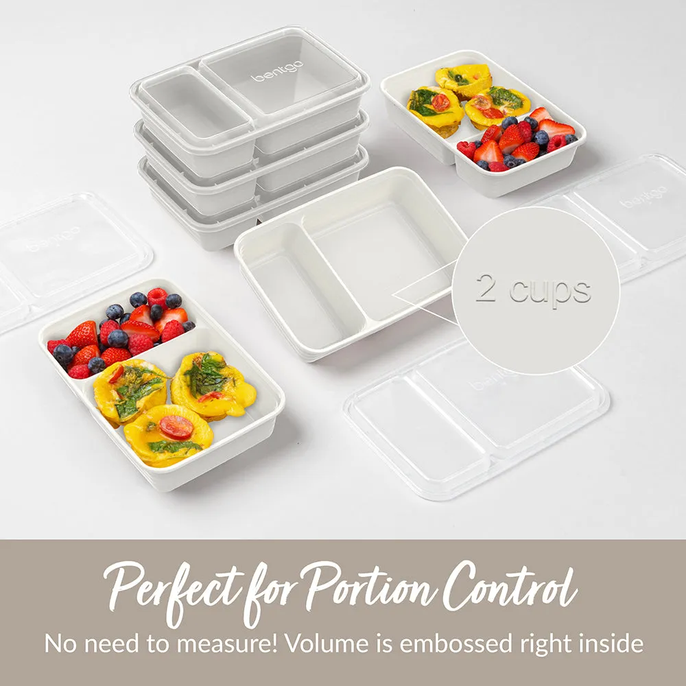 Bentgo Prep 2-Compartment Meal Prep Containers