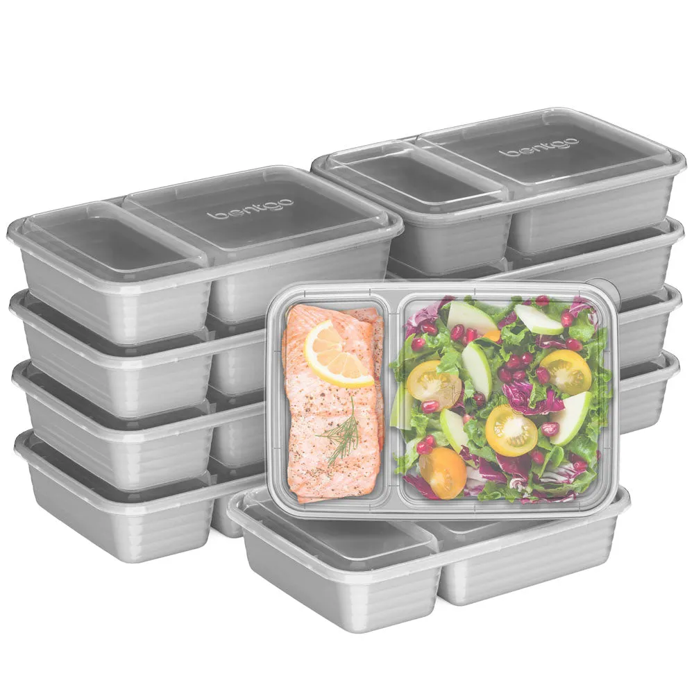 Bentgo Prep 2-Compartment Meal Prep Containers