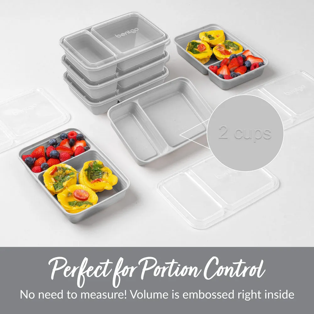 Bentgo Prep 2-Compartment Meal Prep Containers