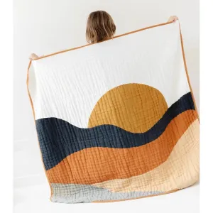 Clementine Kids - Cotton Muslin Quilt - Sunset