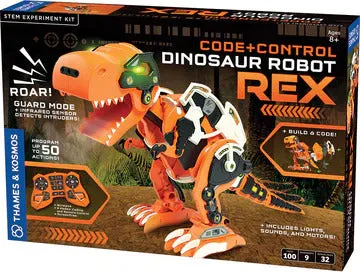 Code Control Dinosaur Robot: REX