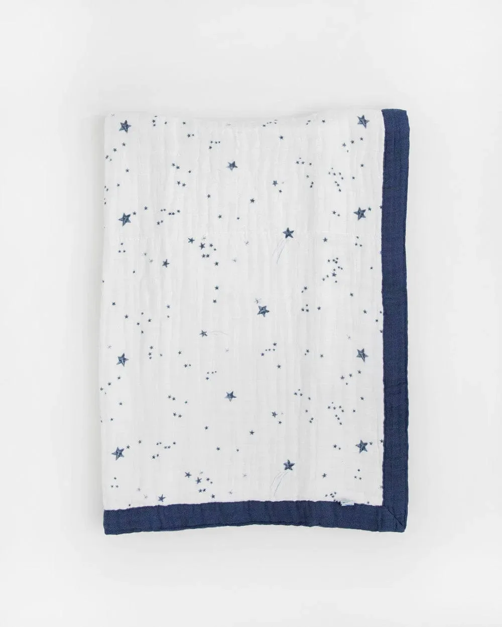 Cotton Muslin Baby Quilt - Shooting Stars