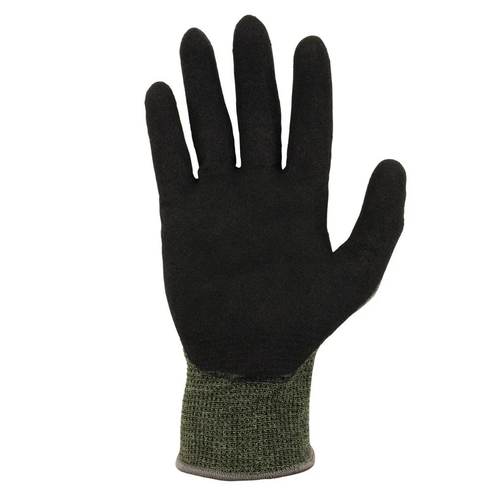 Ergodyne 10345 #7042 1-pair XL Green ANSI A4 Nitrile Coated CR Gloves