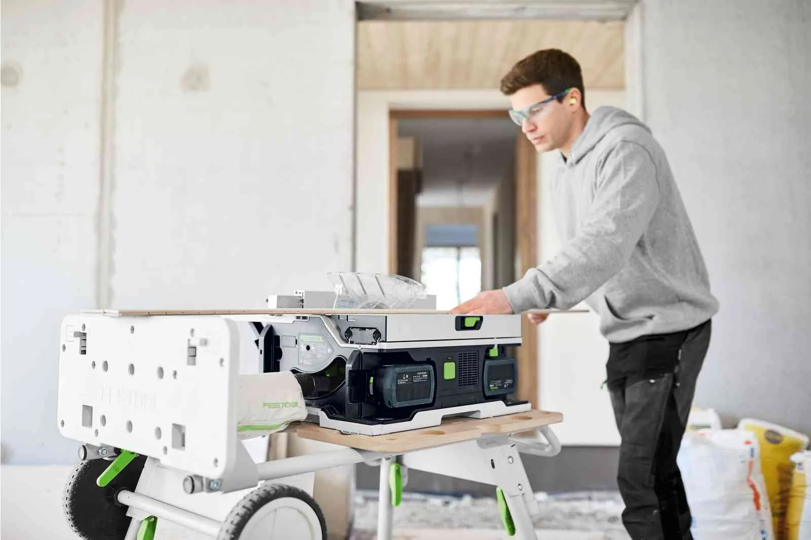 Festool Cordless Table Saw CSC SYS 50 EBI-Basic-Set