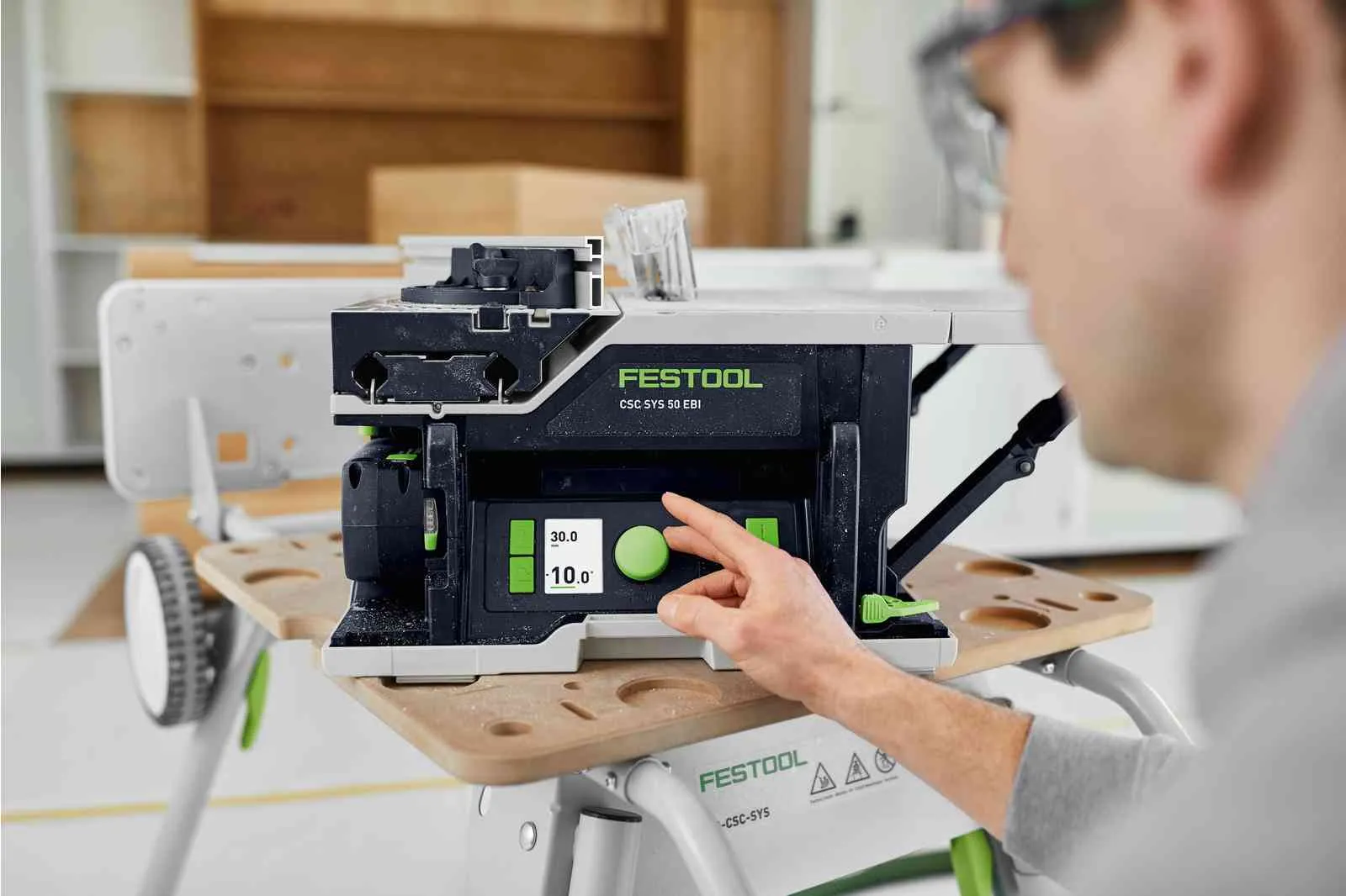 Festool Cordless Table Saw CSC SYS 50 EBI-Set