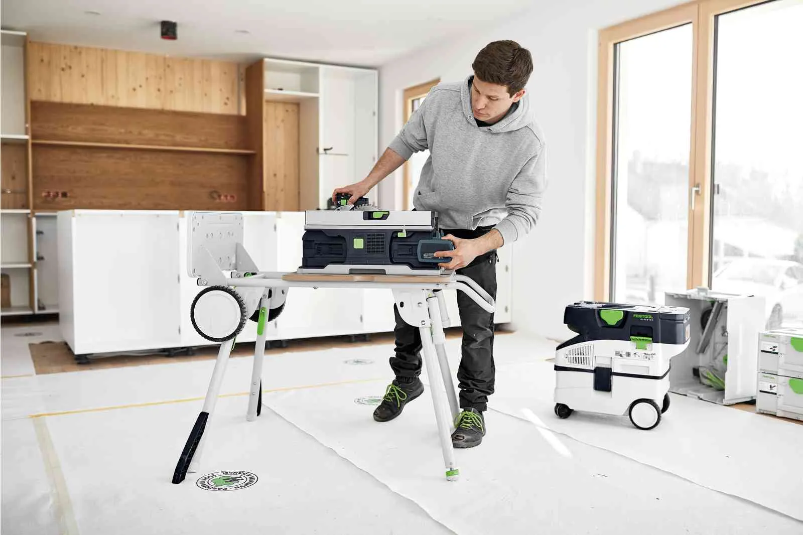 Festool Cordless Table Saw CSC SYS 50 EBI-Set