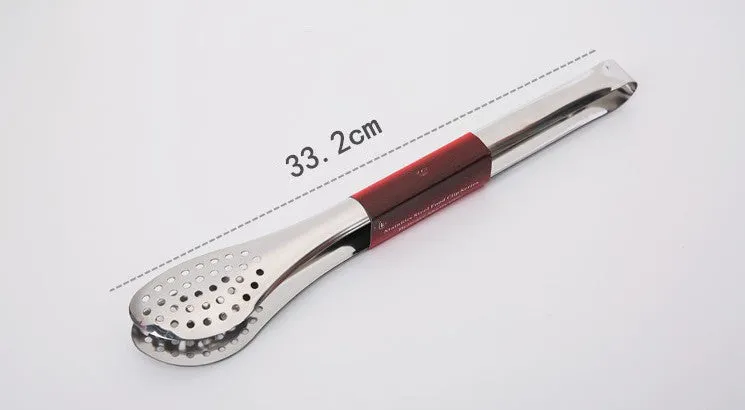 Food Tongs Stainless Steel Barbecue Food Tongs