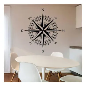 GADGETS WRAP Compass Wall Decal Sticker Mural Child Teen Room Living Room Decoration Vinyl Home Decoration Stickers Wall Decoration Decal Sticker