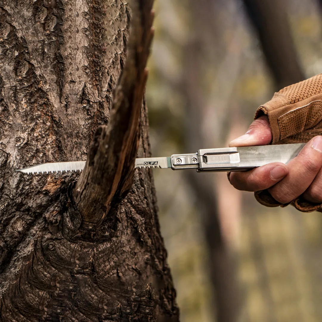 Hand-carved Tissaw: a CNC-Machined Titanium Folding Hand Saw