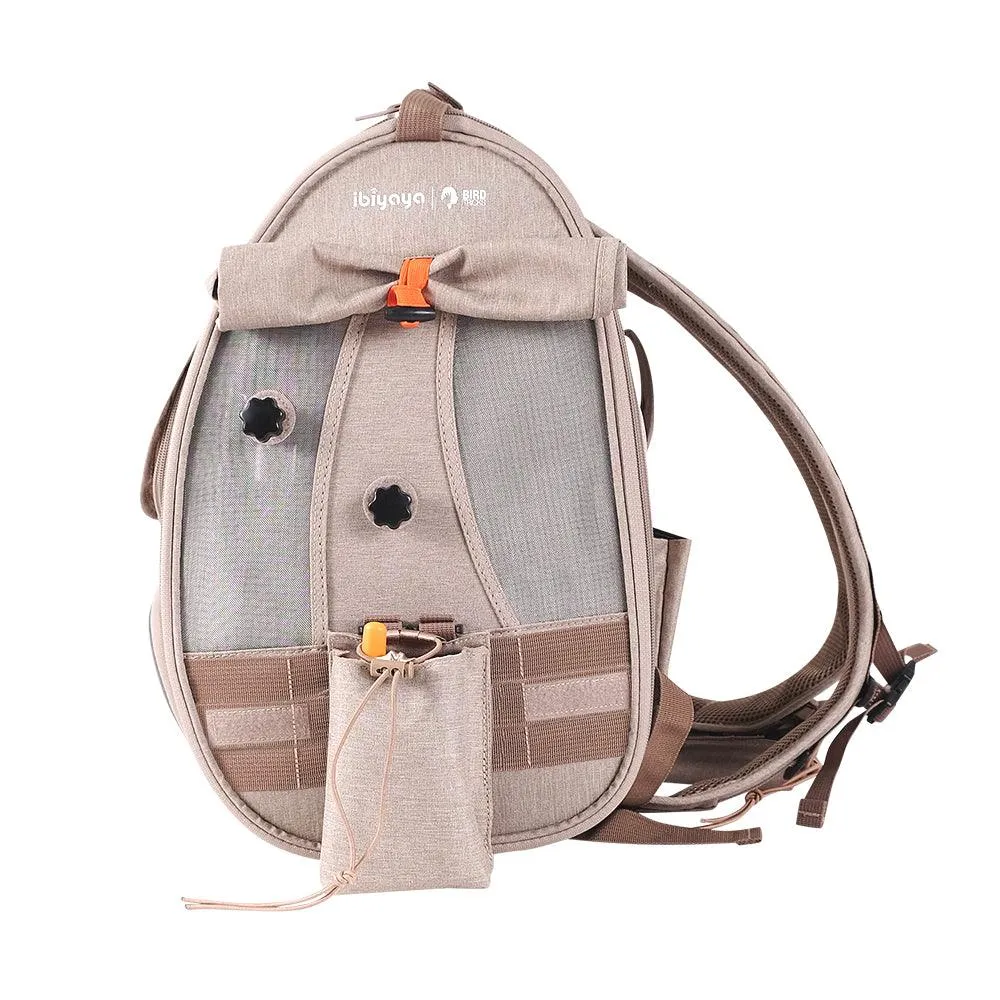 Ibiyaya TrackPack | Bird Carrier Backpack with Perch | Airline-Approved