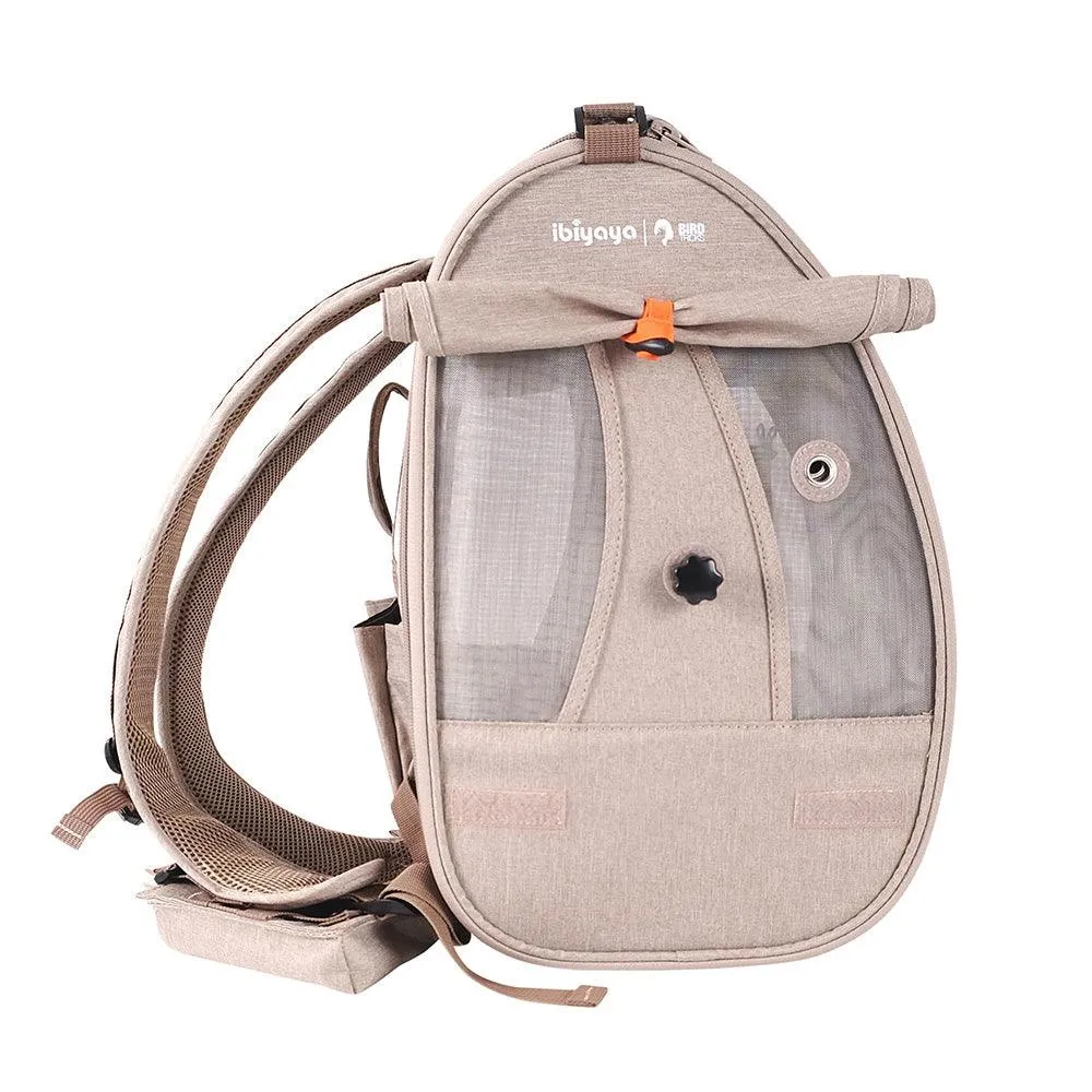 Ibiyaya TrackPack | Bird Carrier Backpack with Perch | Airline-Approved