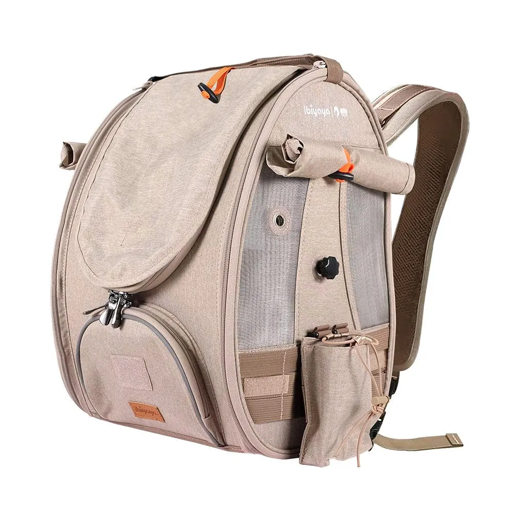 Ibiyaya TrackPack | Bird Carrier Backpack with Perch | Airline-Approved