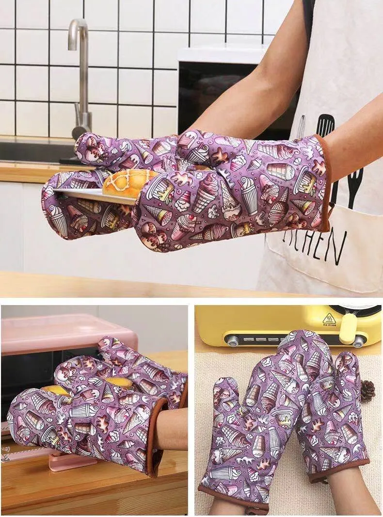 Japanese Cute oven baking gloves