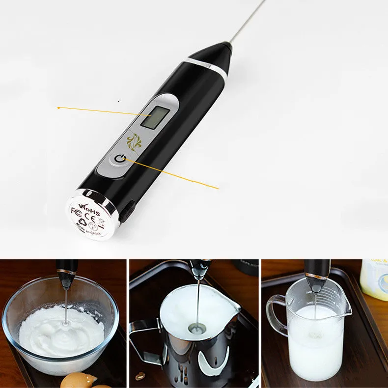 LCD Display Kitchen Hand-held Electric Whisk