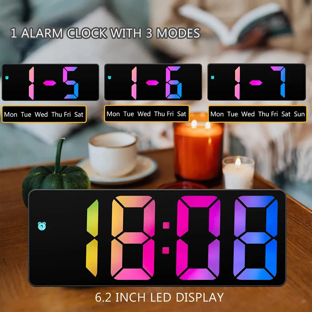 Led Electronic Bedroom Digital Alarm Clock