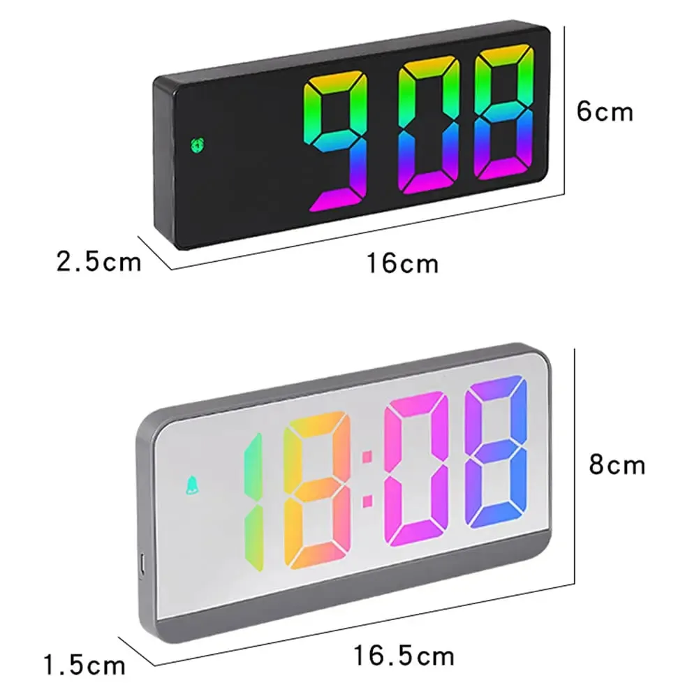 Led Electronic Bedroom Digital Alarm Clock