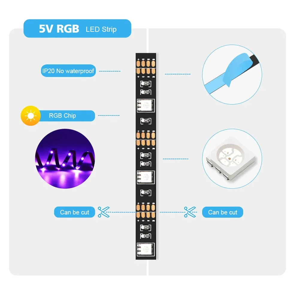 Led Strip Light Tape Works with Alexa /Zigbee Hub/Google /Smartthings