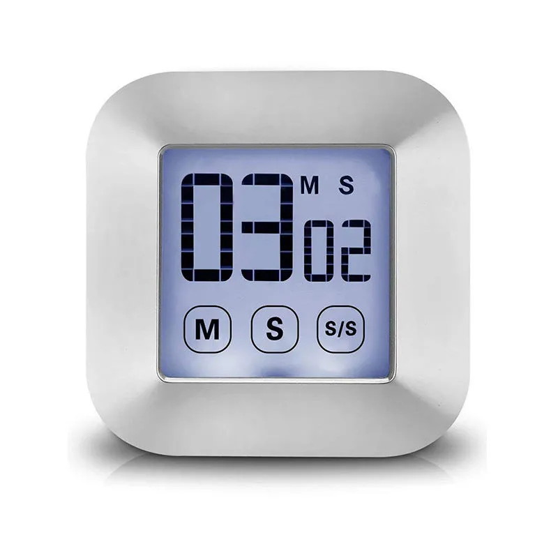 Magnetic Suction Electronic Kitchen Timer Touch Screen Timing Reminder