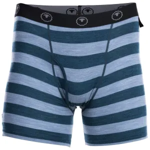 Mens Merino 180 Boxers (Petrol/Sky)