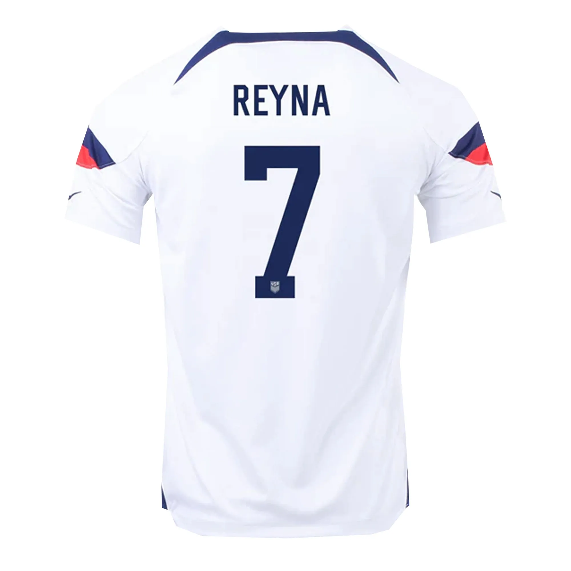 Nike Men's USA 2022/23 Home Jersey w/ Reyna #7 Printing