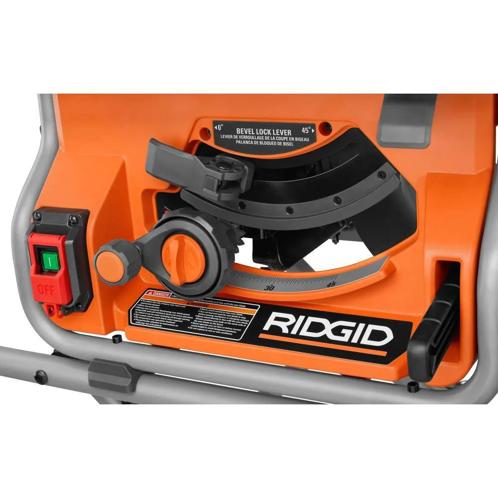 Open Box -  RIDGID R4514 10 in. Pro Jobsite Table Saw with Stand