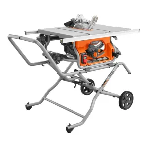 Open Box -  RIDGID R4514 10 in. Pro Jobsite Table Saw with Stand