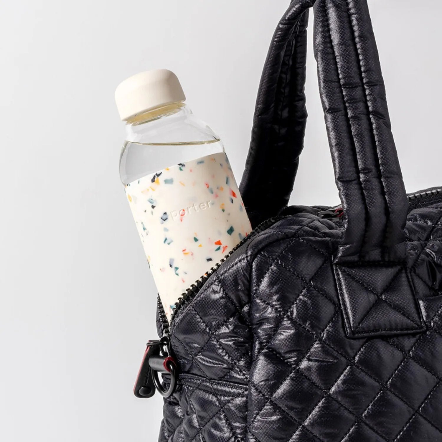 porter | glass bottle | terrazzo cream - LC