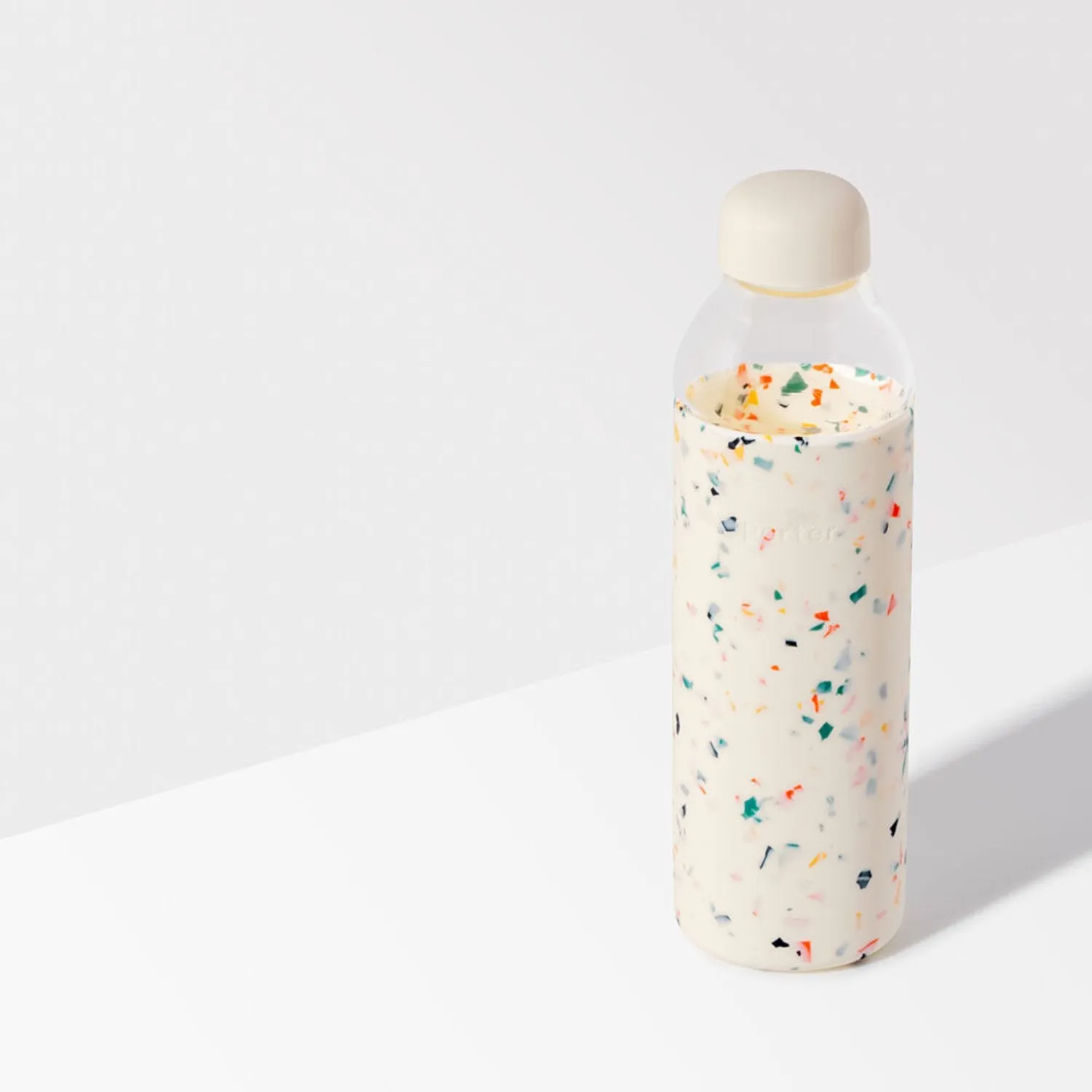 porter | glass bottle | terrazzo cream - LC