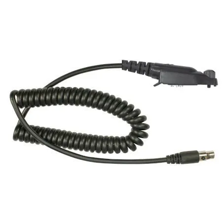 Replacement Cable for BTH Dual Muff Headsets for Motorola EX, GL, GP, & Relm RPU, RPV Portables