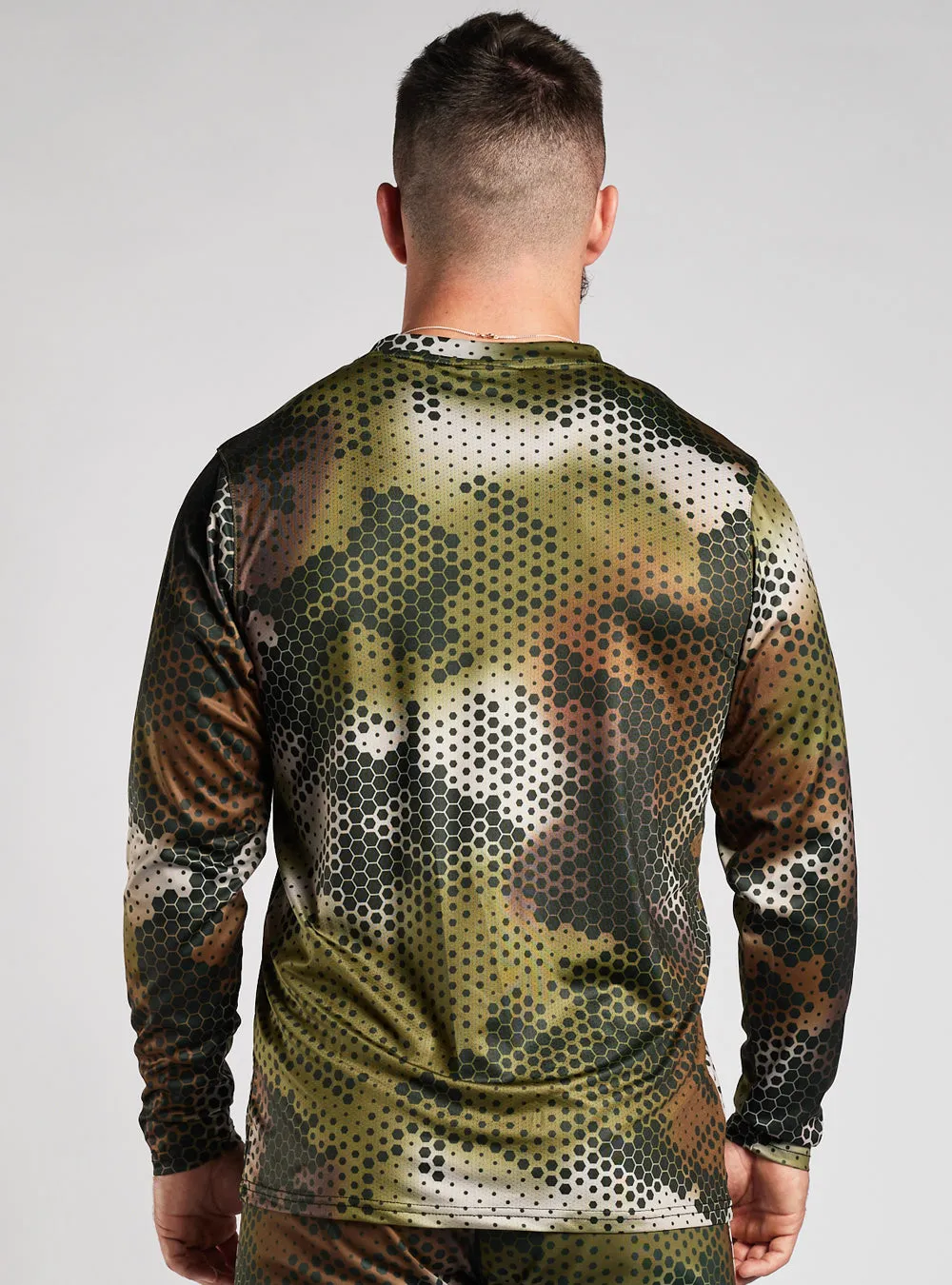 SALE - TacSource Outdoors LS Crew Tee - Zougla Camo