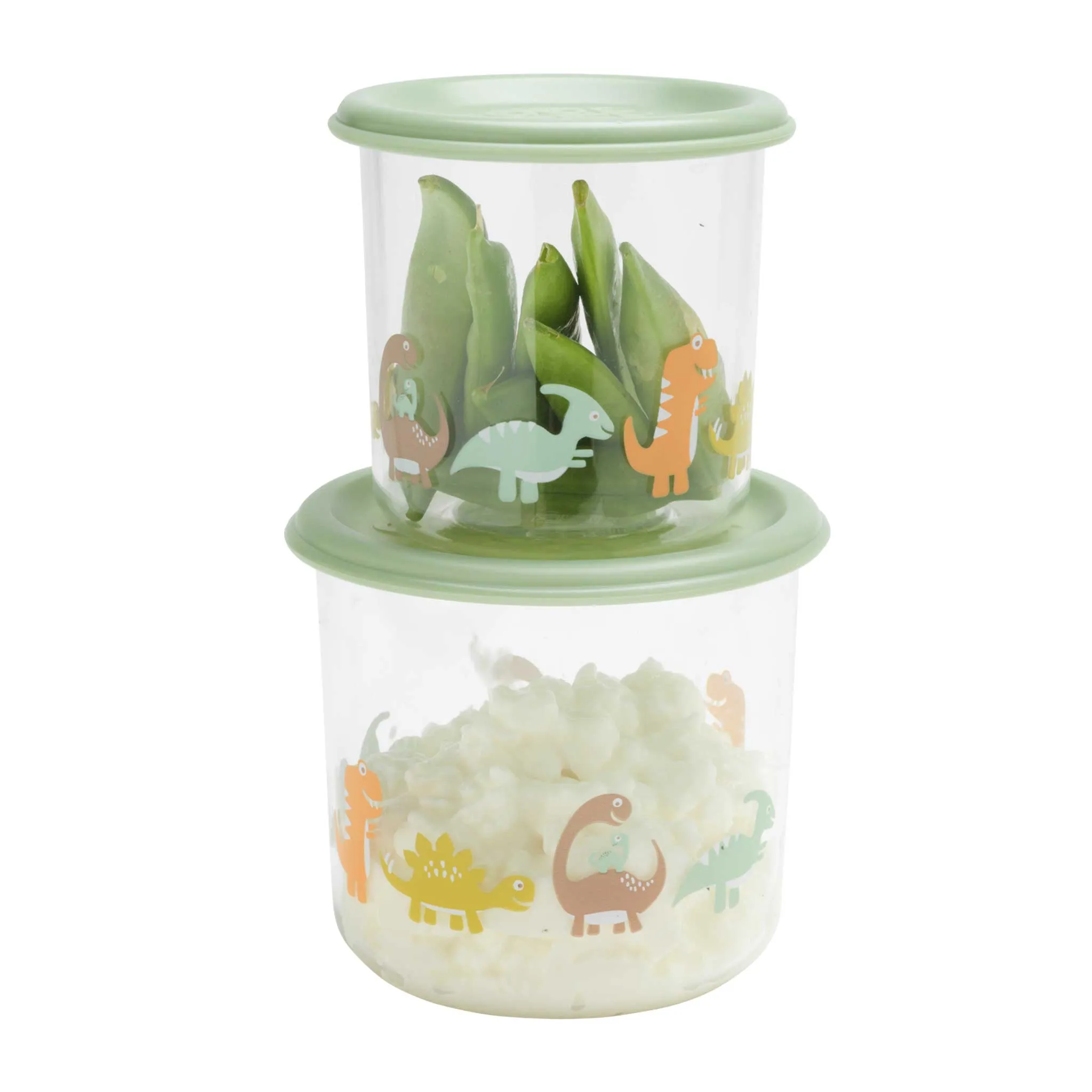 Sugarbooger by Ore’ Originals - Good Lunch Snack Containers | Baby Dinosaur | Large