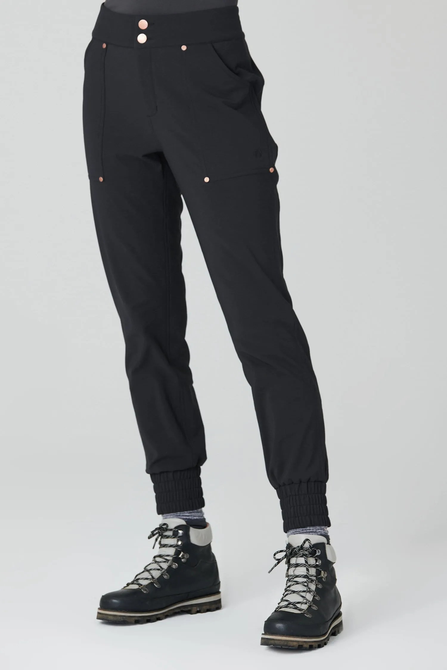 Thermal Casual Stroll Pants - Black