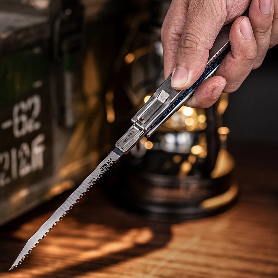 Tissaw: a CNC-Machined Titanium Folding Hand Saw