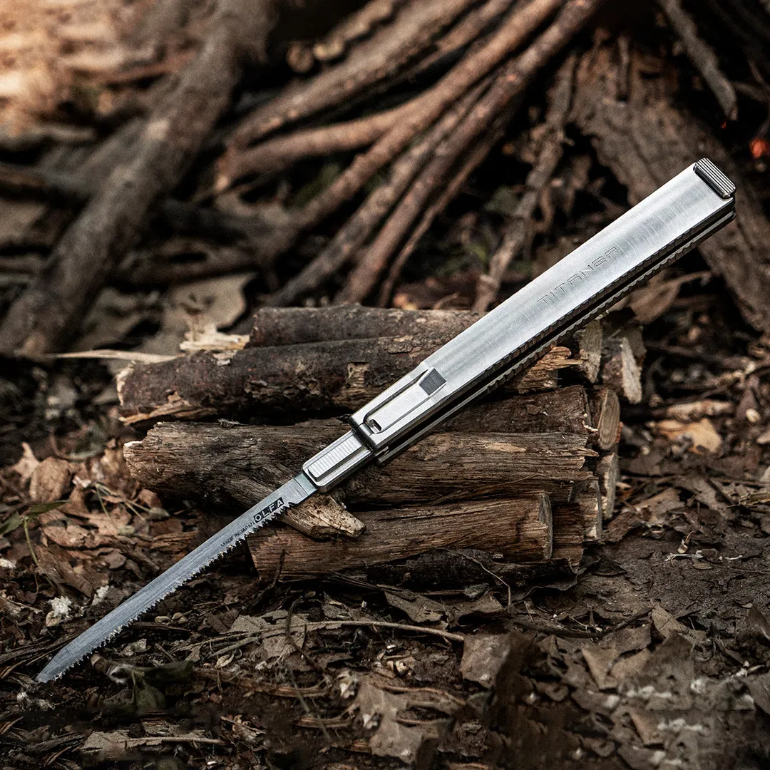 Tissaw: a CNC-Machined Titanium Folding Hand Saw