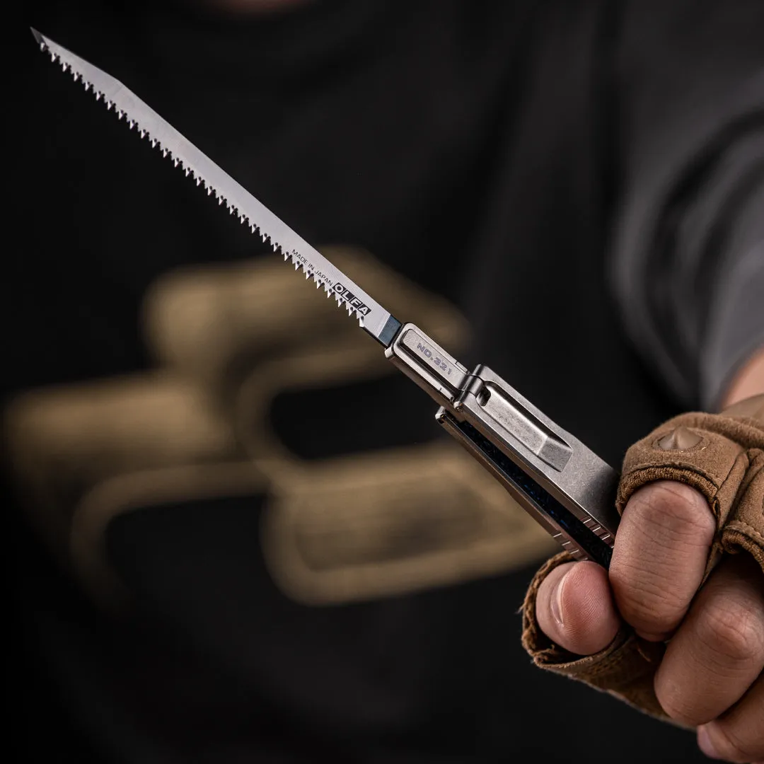 Tissaw: a CNC-Machined Titanium Folding Hand Saw