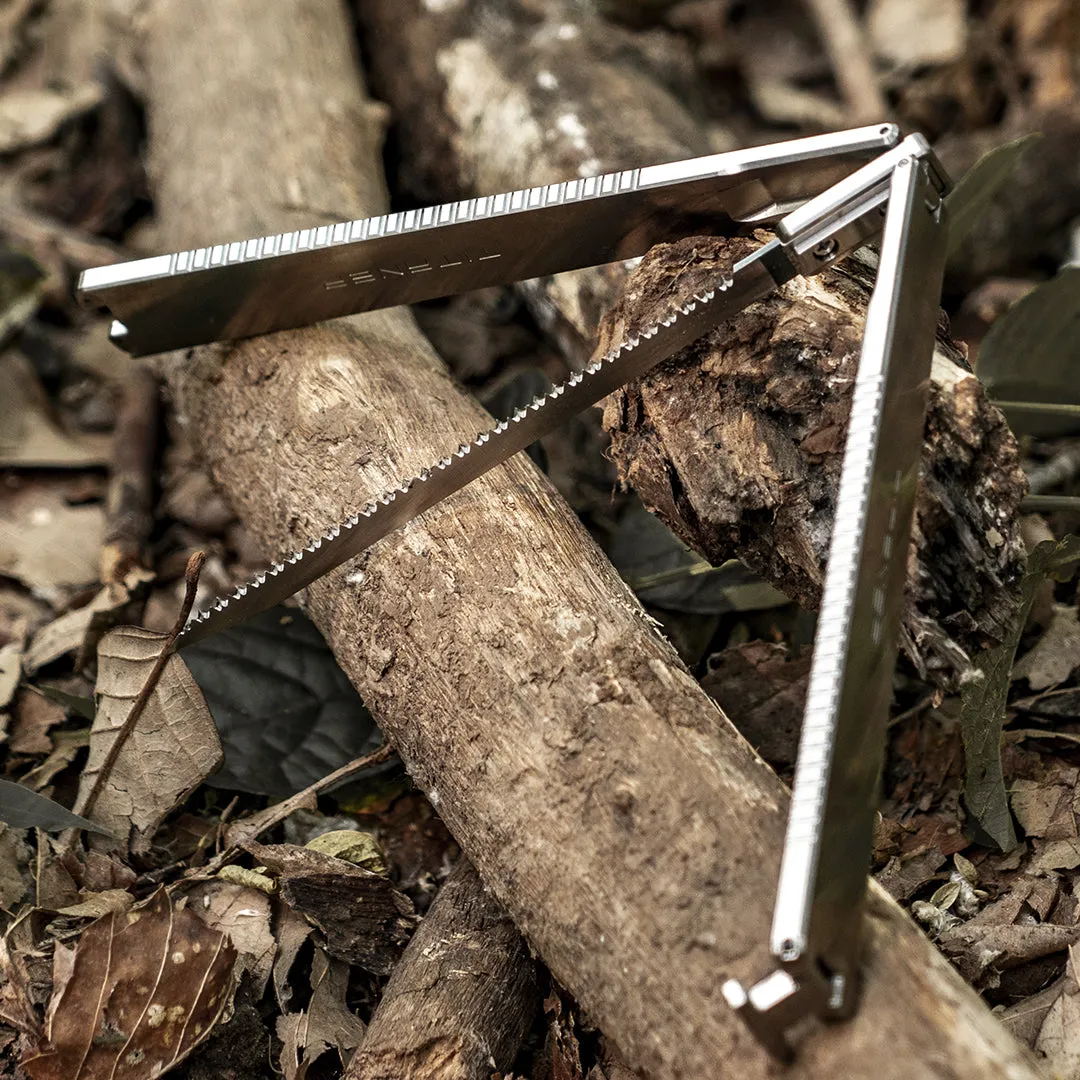 Tissaw: a CNC-Machined Titanium Folding Hand Saw