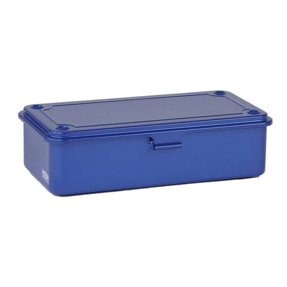 Toyo Steel Trunk Shape Toolbox T-190 Navy Blue