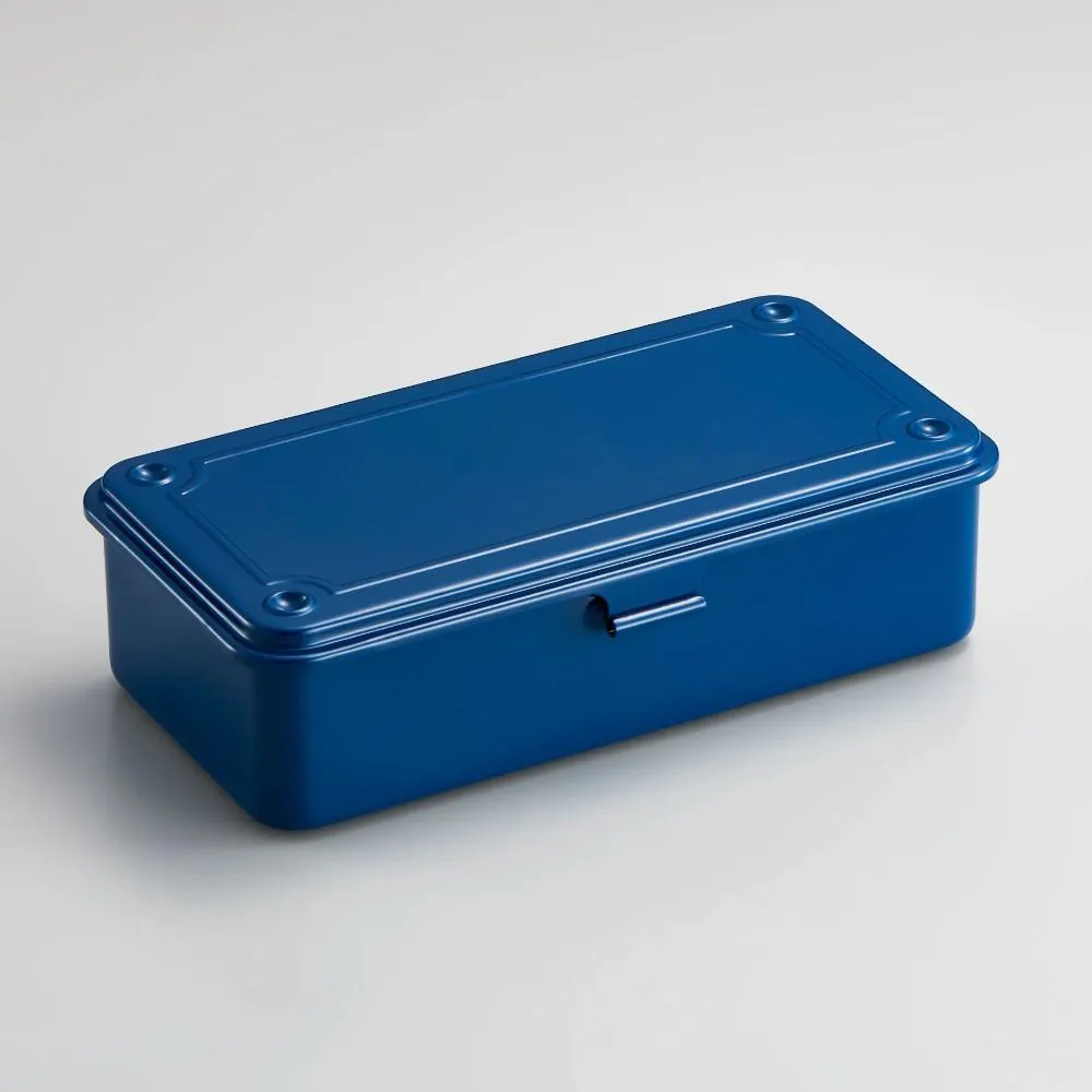 Toyo Steel Trunk Shape Toolbox T-190 Navy Blue