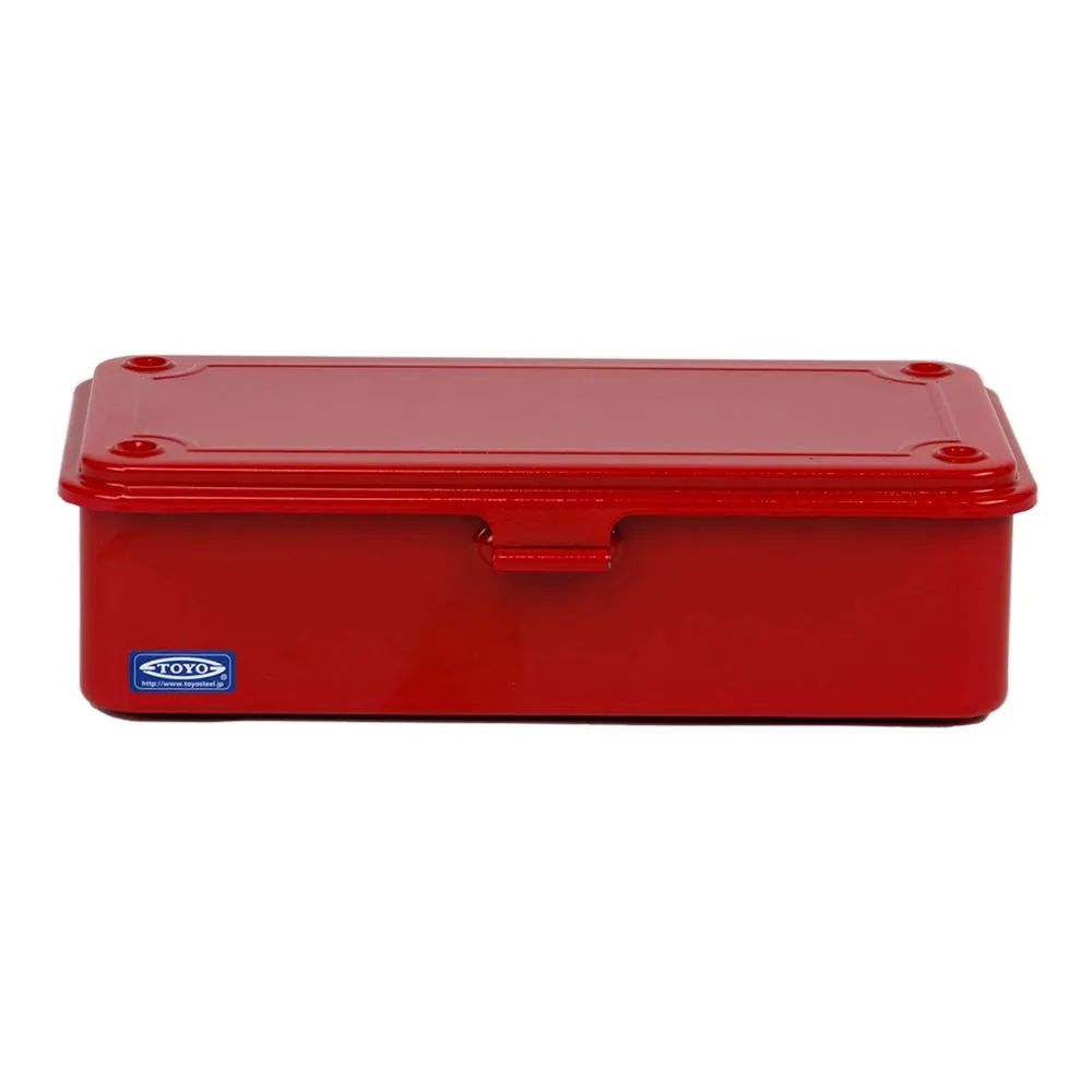 Toyo Steel Trunk Shape Toolbox T-190 Red