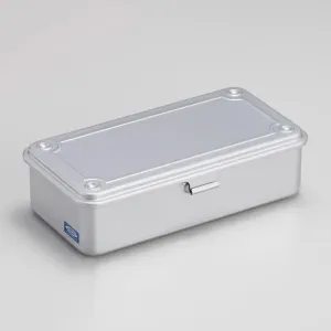 Toyo Steel Trunk Shape Toolbox T-190 Silver