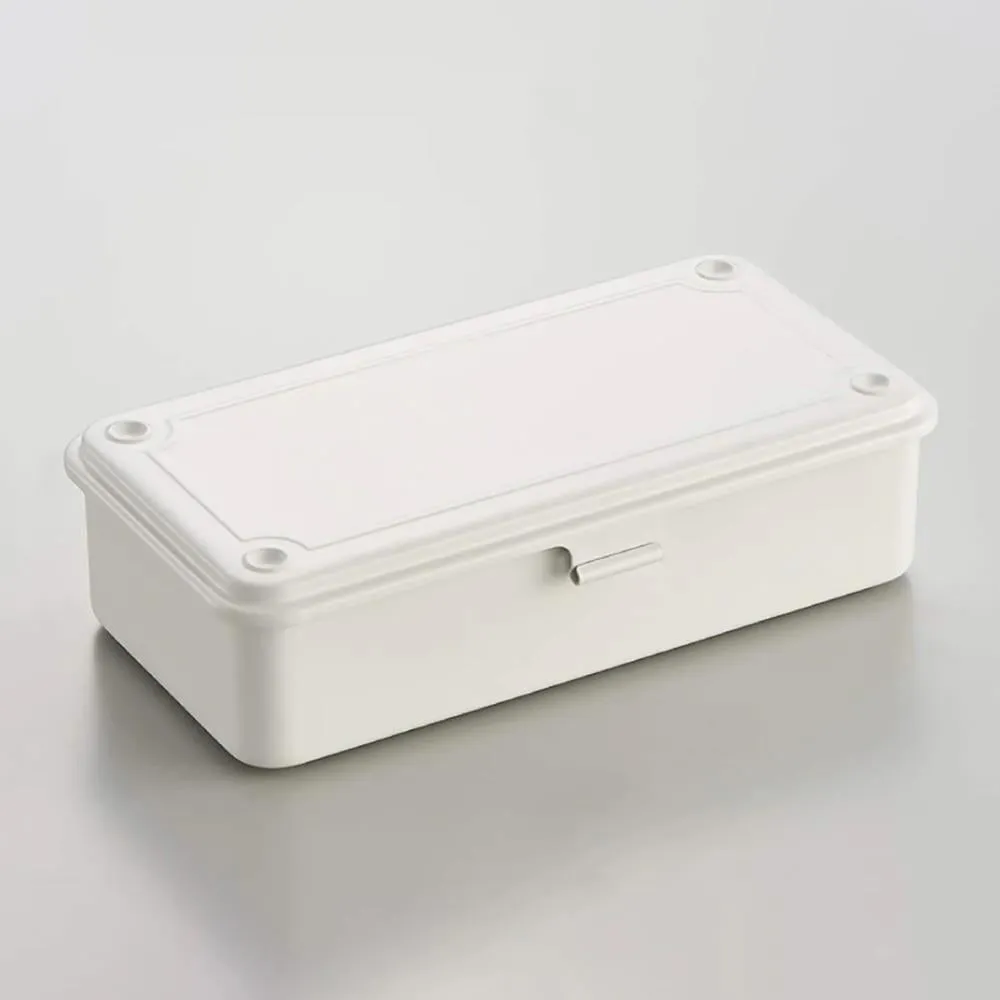 Toyo Steel Trunk Shape Toolbox T-190 White