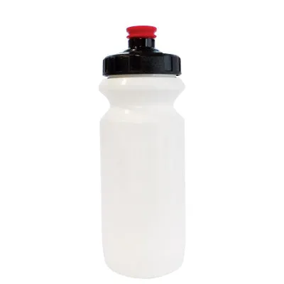 Uc Waterbottle,20 Oz,Wht White W/Black Cap & No Logo Water Bottle Ultracycle Hydration