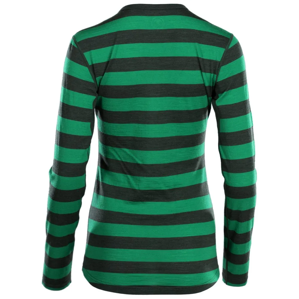 Womens Merino 180 Long Sleeve Crew (Forest/Green)